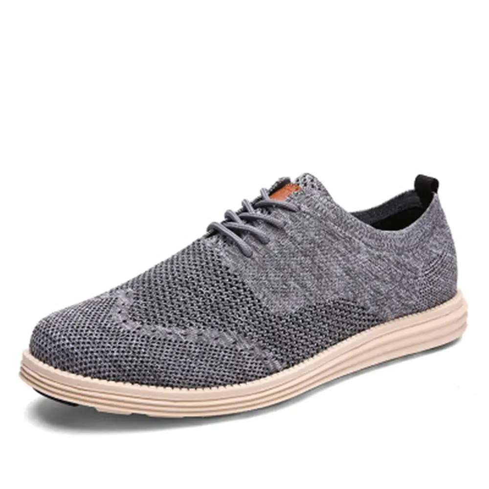 2018 New Summer Men Casual Shoes Business Formal Brogue Weave Carved Oxfords Wedding Dress Breathable Light | Обувь