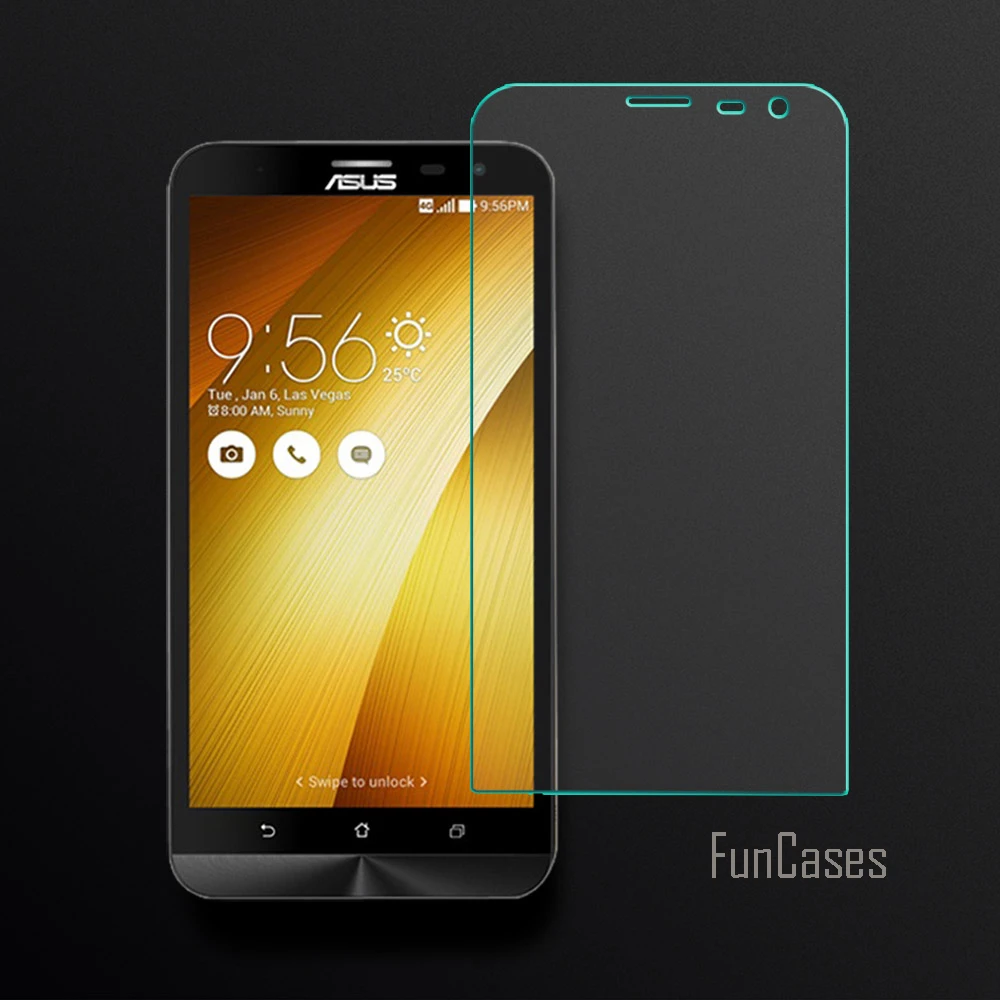 Закаленное Стекло для ASUS Zenfone 2 Laser ZE601KL Экран Защитная пленка 2.5D изогнутый край
