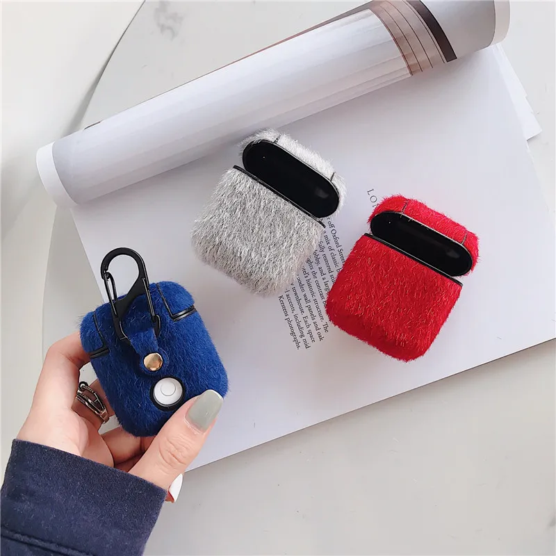 Для AirPods чехол роскошные наушники чехол для Apple Airpods 2 защитный чехол Funda с кольцом на палец