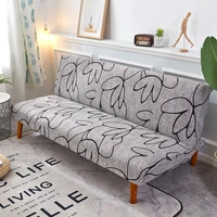 grey and black sofa bed cover folding ling chair seat slipcovers stretch covers cheap couch protector elastic futon bench covers