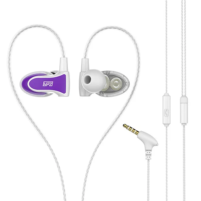 Original YPZ DT01 Earphones Mini Dual Driver Extra Bass Turbo Wide Sound gaming headset mp3 DJ Field Headset | Электроника