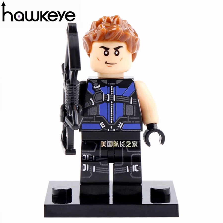 SingleSale Hydra Hawkeye Barton minifig Супер Герои Мстители сборные Модели Строительные блоки