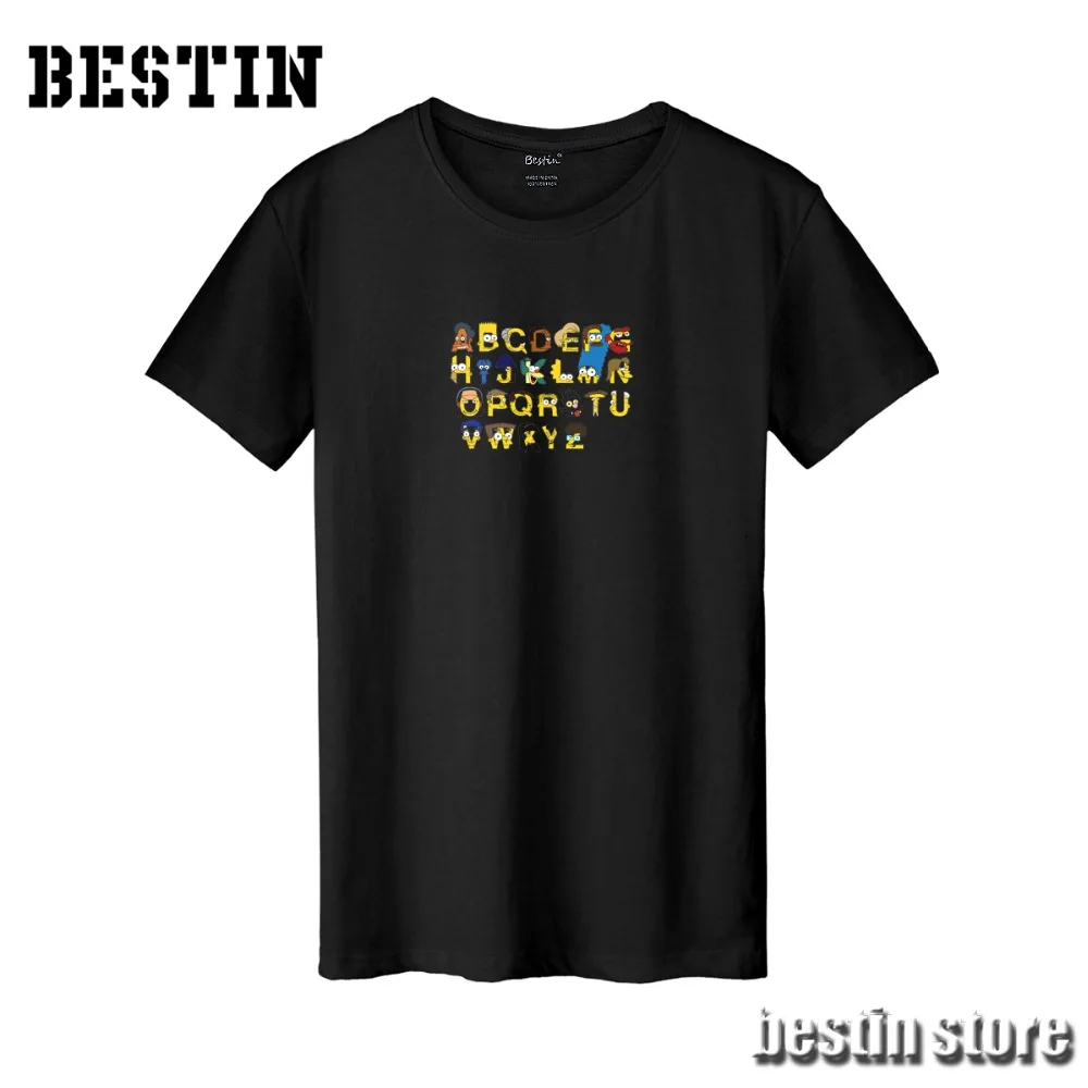 Bestin новый мультфильм Симпсоны Алфавит хип уличная хлопковая