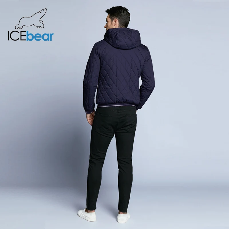 ICEbear новинка 2019 осенняя мужская хлопковая Классическая стеганая Дизайнерская