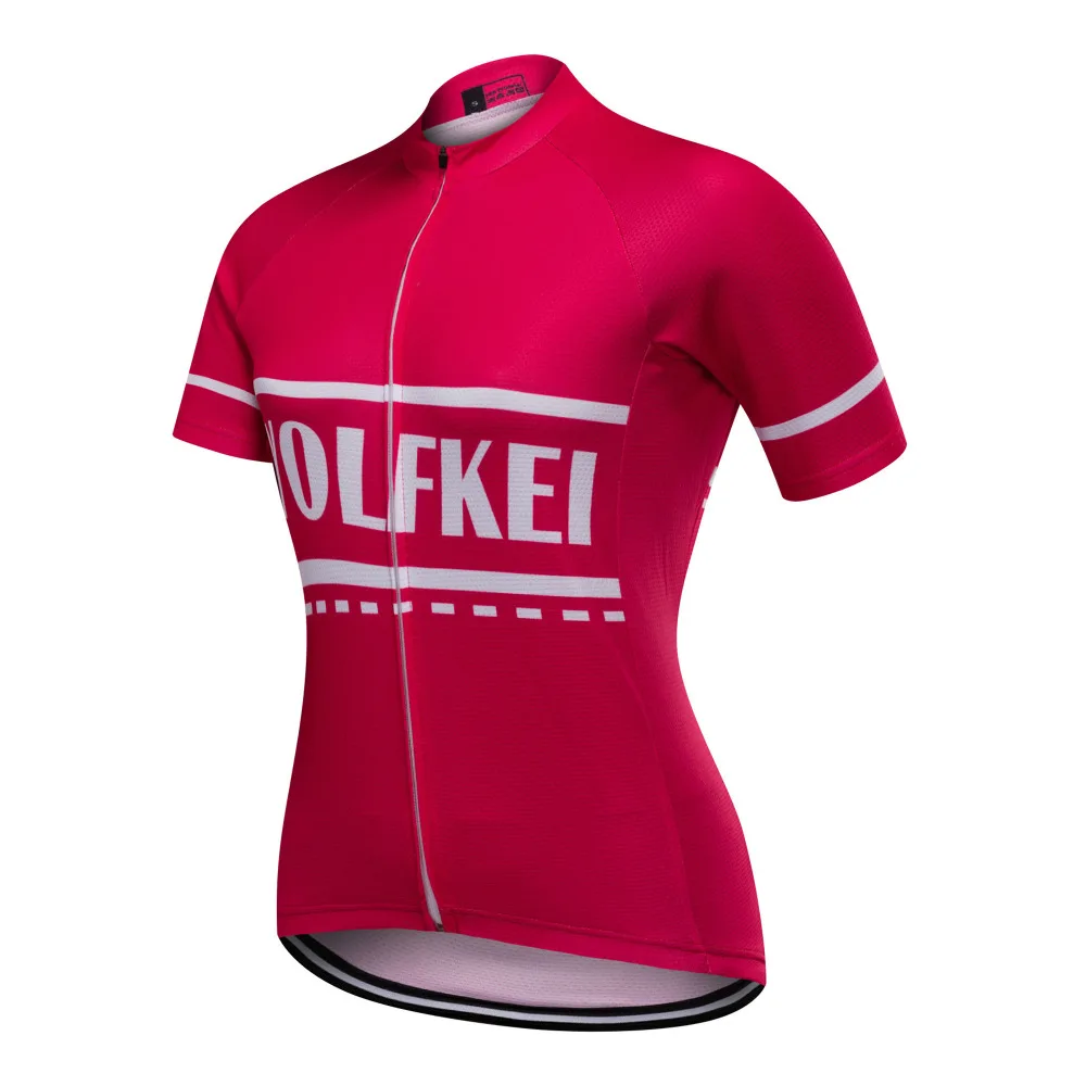 Wolfkei женский Ropa Ciclismo комплект из джерси и шорт для велоспорта/эластичная