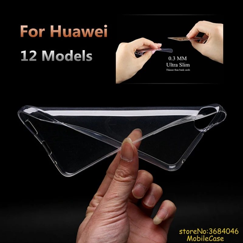 high Quality Transparent silicone clear Soft TPU phone case For Huawei G7 G8 G9 GR3 G PLAY GR5 MINI GT3 2017 cover phon | Мобильные