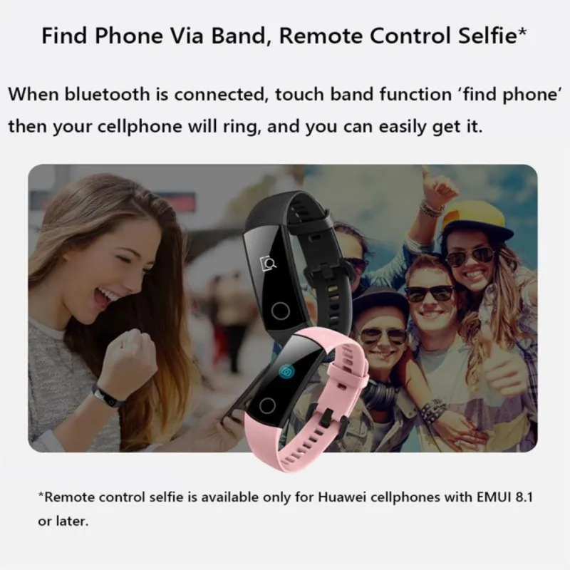

Smart Bracelet IP67 Waterproof Fitness Tracker Touch Screen Heart Rate Monitor Display Call Message Show Bracelet Men