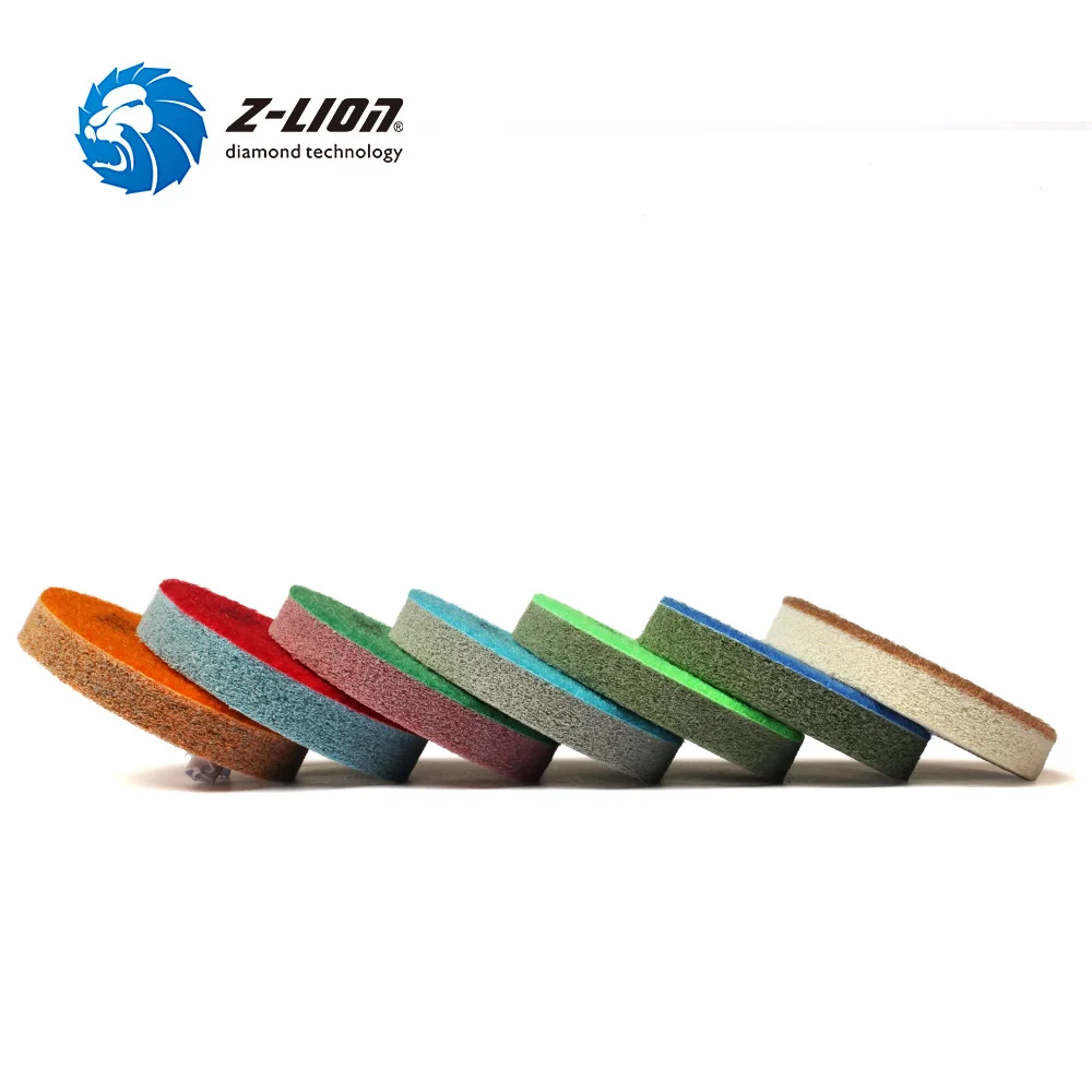 Z-LION 3 &quot7 шт./компл. Алмазная волокнистая губка полировальные колодки для