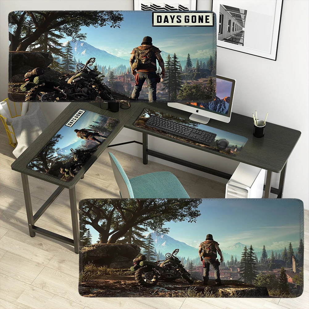 YIMAOC 40*90 cm Large Mouse Pad Gamer Mousepad Rubber Gaming Desk Mat with Locking Edge Days Gone | Компьютеры и офис