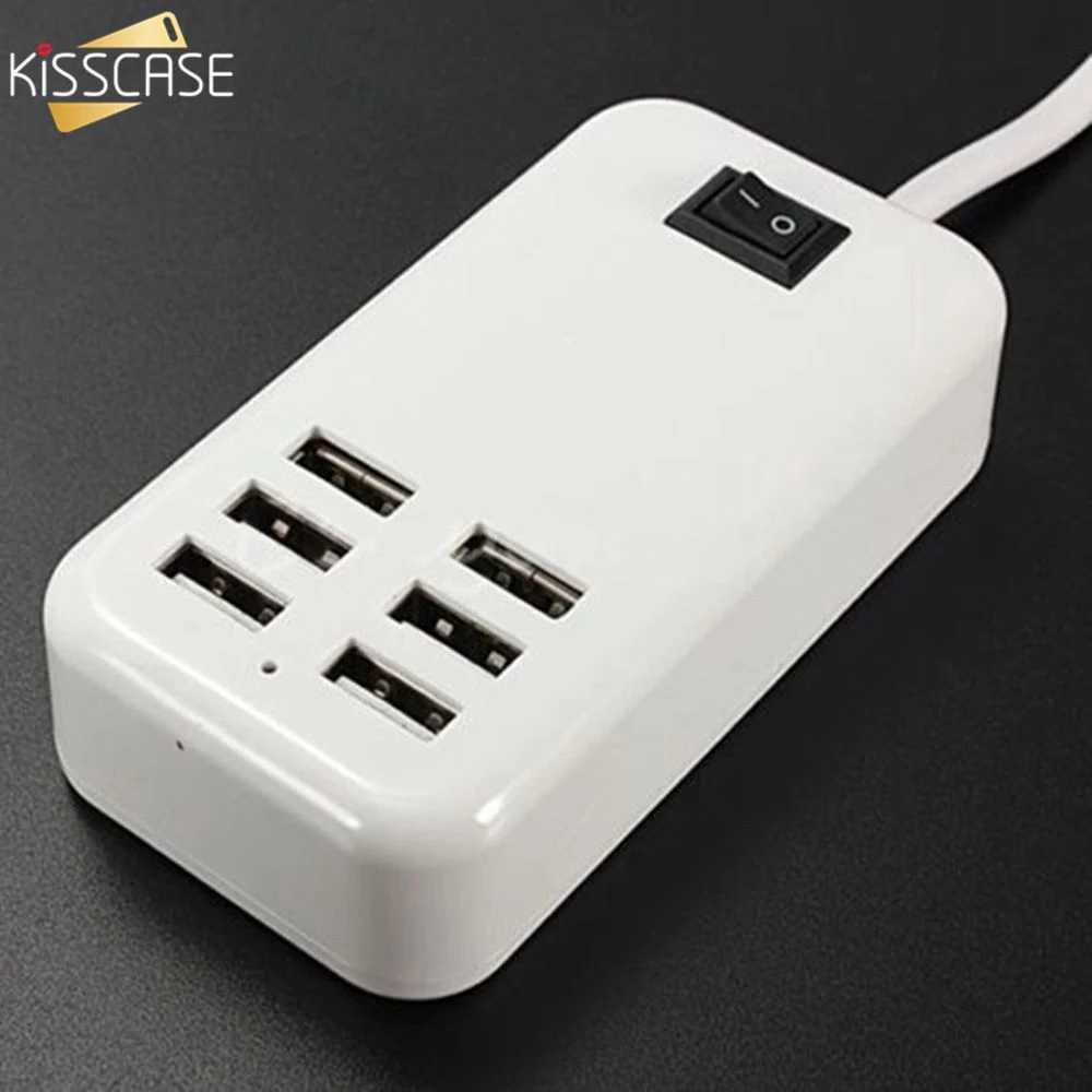 Зарядное устройство для телефона с 6 USB портами 25 Вт 5 А|Зарядные устройства