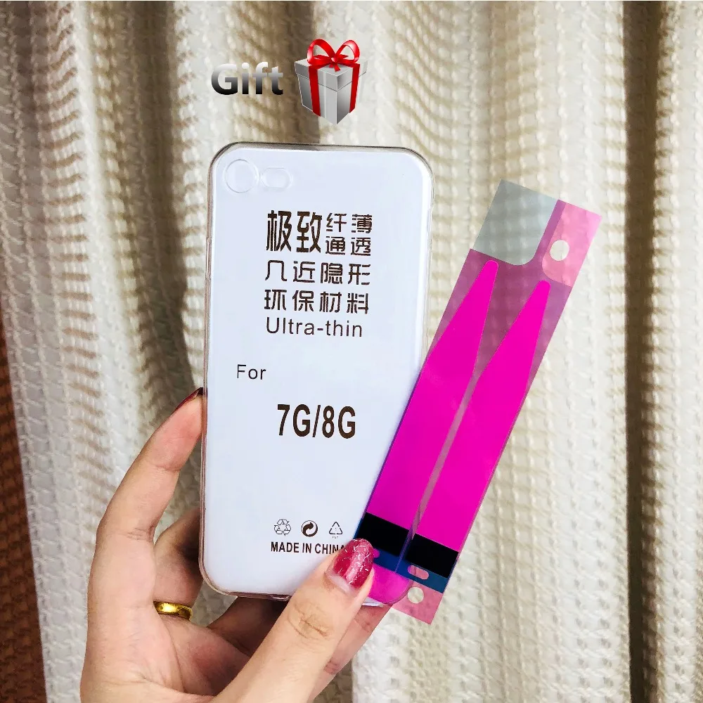 Задняя крышка для iPhone 8 8G Plus 8Plus задняя батарейного отсека средняя рамка Корпус с