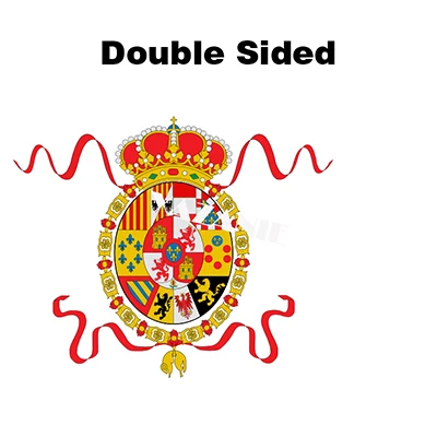Double Sided YAZANIE Большой Двухсторонний испанский Империя 1760 1701 флаг Берега Слоновой Кости 1700-1771 военно-морской Ensign крест Бургундия Испания флаги и баннеры - Цвет: Double Sided