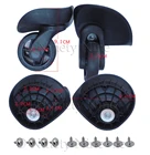 2 шт., A87, бесшумные колёса на колесиках, чемодан, Аксессуары для ног, запасные части для багажа, колеса для ремонта, тележка, левые и правые колеса