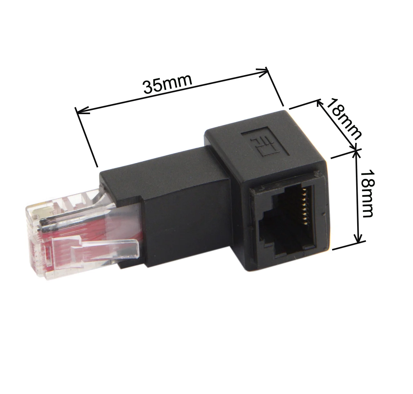 Кабель с многоугольным RJ45 Cat 5e папа мама Lan Ethernet Сетевой удлинитель