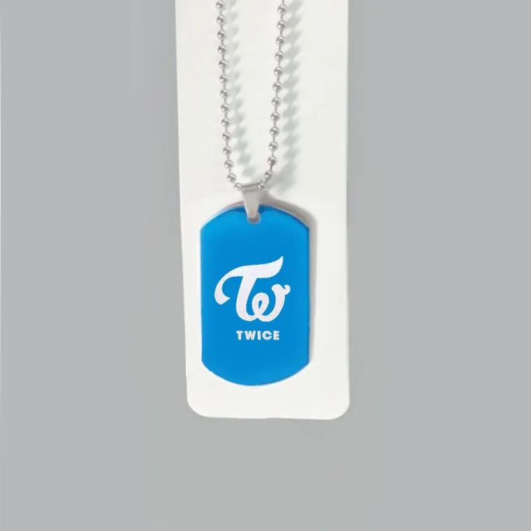 

[MYKPOP]TWICE Logo Shield Necklace KPOP Fashion Accessories SA18062813