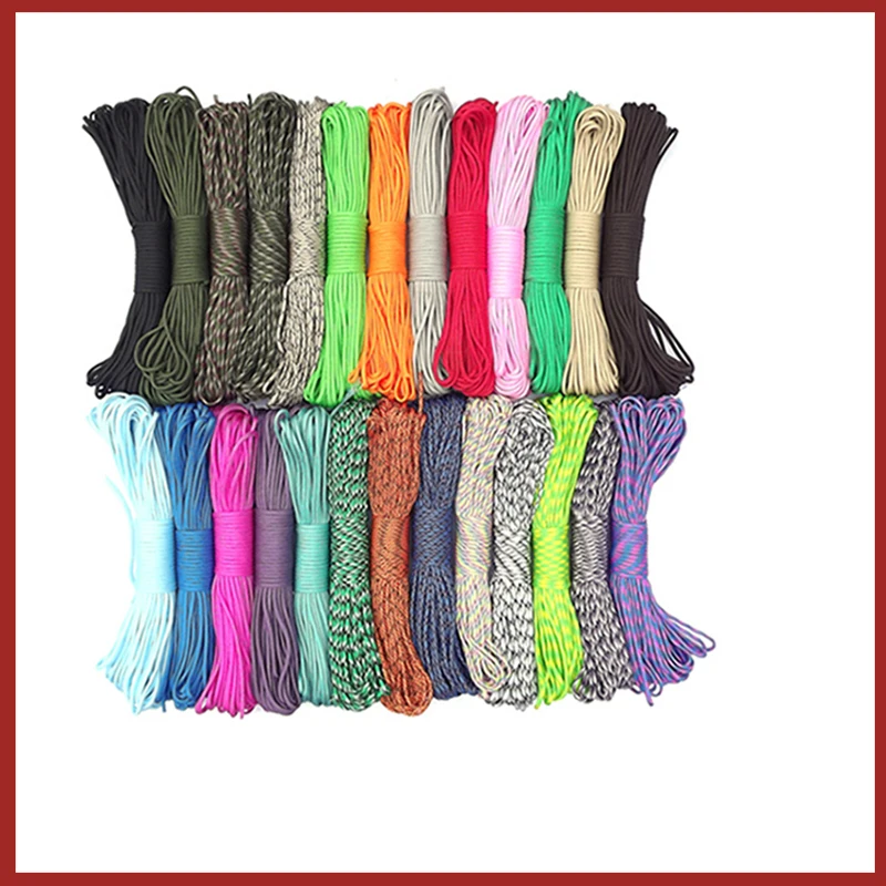 

Паракорд 200 из Паракорда, 550 цветов, стандарты министерства обороны США, Тип III, 7 нитей 25 футов