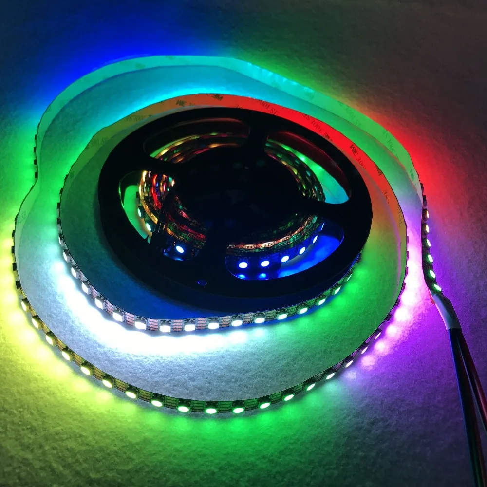 Полноцветная Пиксельная Светодиодная лента 4m 90 светодиодный s/m DC5V WS2813 RGB IP66 С
