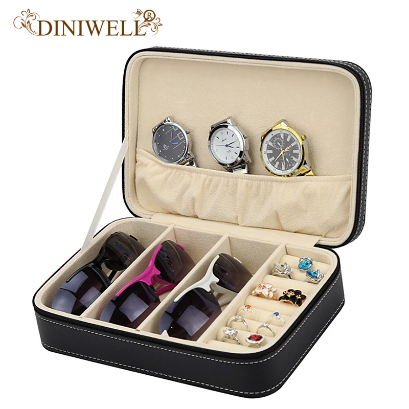Многофункциональная коробка для хранения DINIWELL с органайзером на молнии кольца