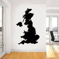 english map globe earth country wall vinyl sticker custom made home decoration fashion design