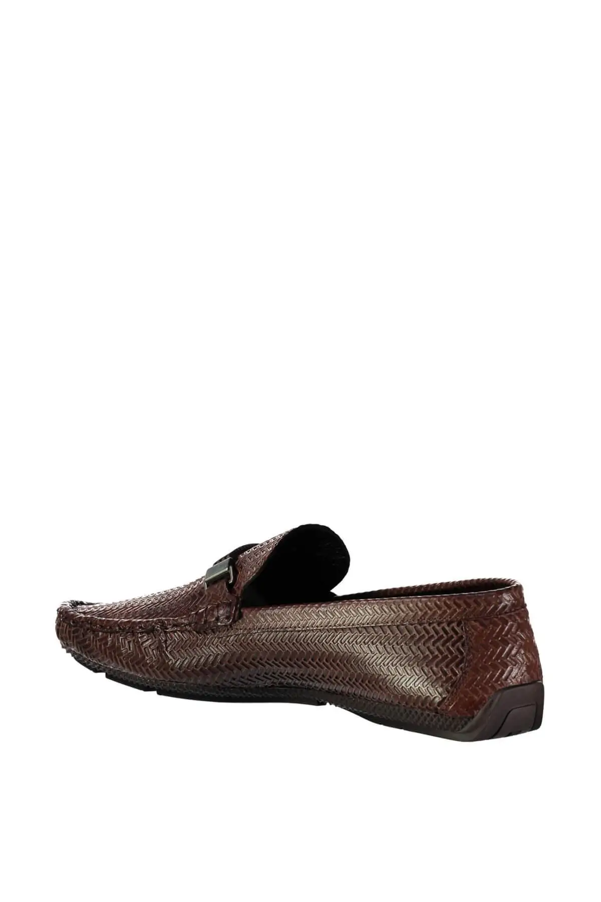 Жемчужные темно-коричневые мужские лоферы 120130005595 |