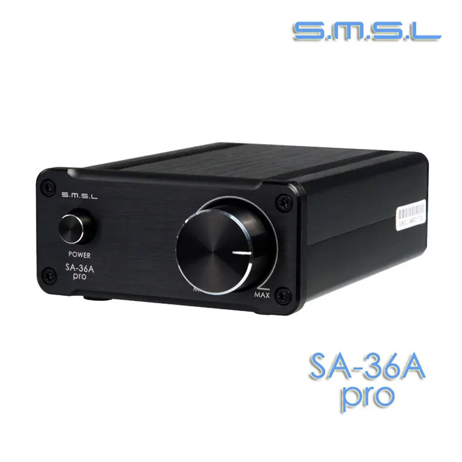 Цифровой усилитель мощности SMSL SA 36A Pro 30 Вт * 2 TDA7492PE черный цвет + адаптер питания 15