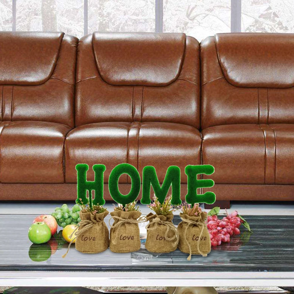 Горшечные искусственные растения зеленые ремесла для Декор ванной