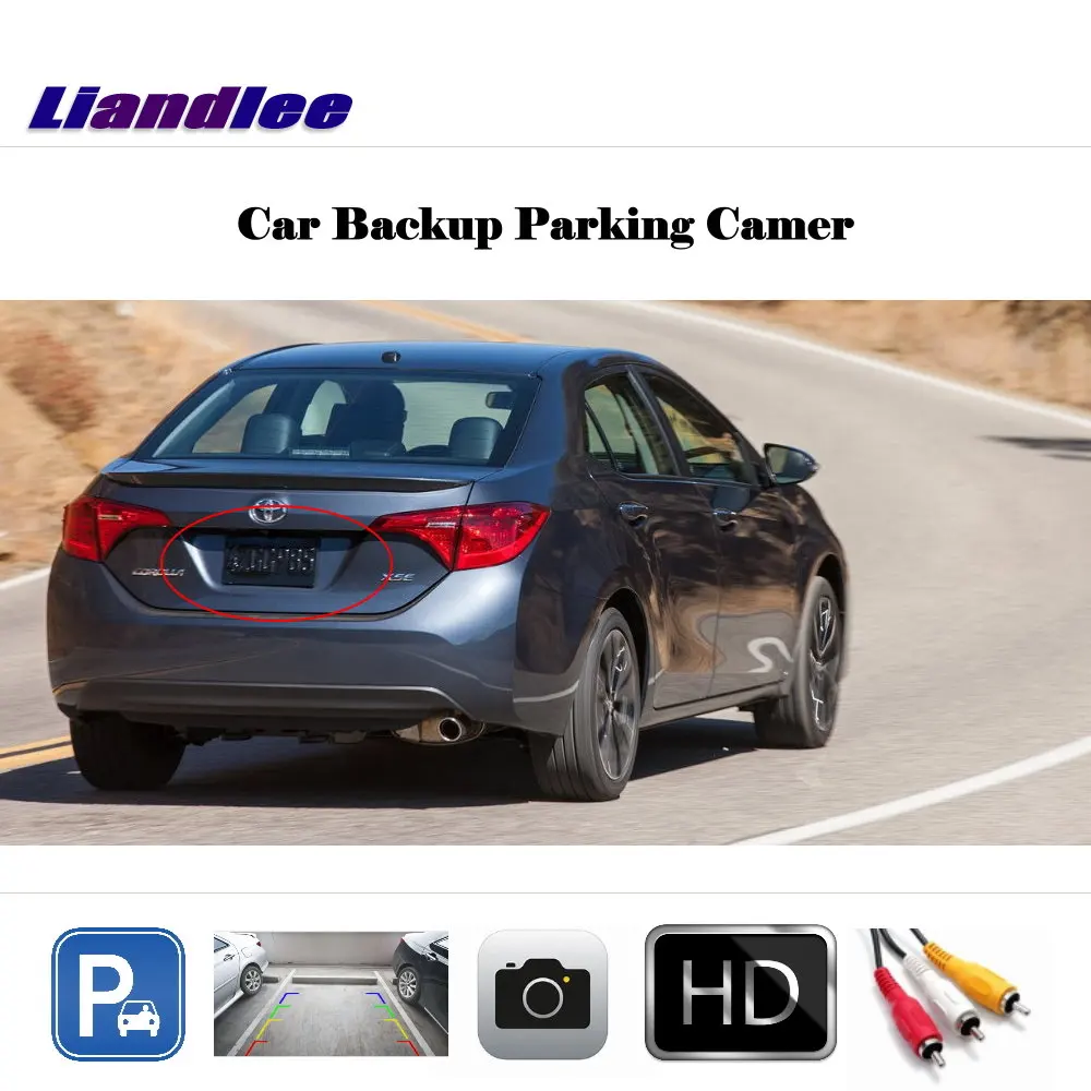 Liandlee Автомобильная обратная задняя камера для Toyota Corolla 2014-2017 / HD CCD парковочная