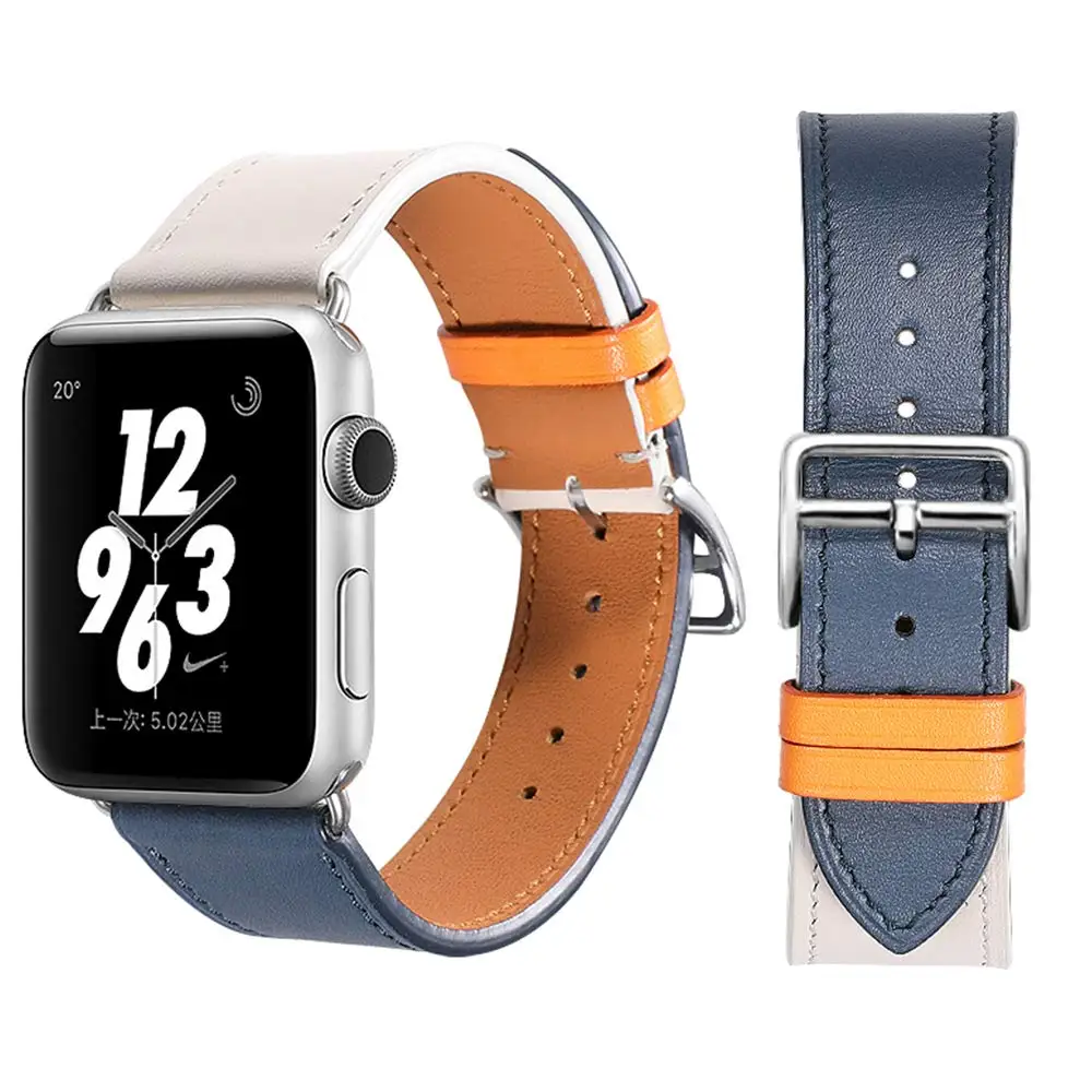 Кожаный браслет, ремешки для Apple watch band 4, 5, 44 мм, 40 мм, один браслет, посвященный концертному туру для iwatch series 3, 2, 1, 42 мм, 38 мм, аксессуары