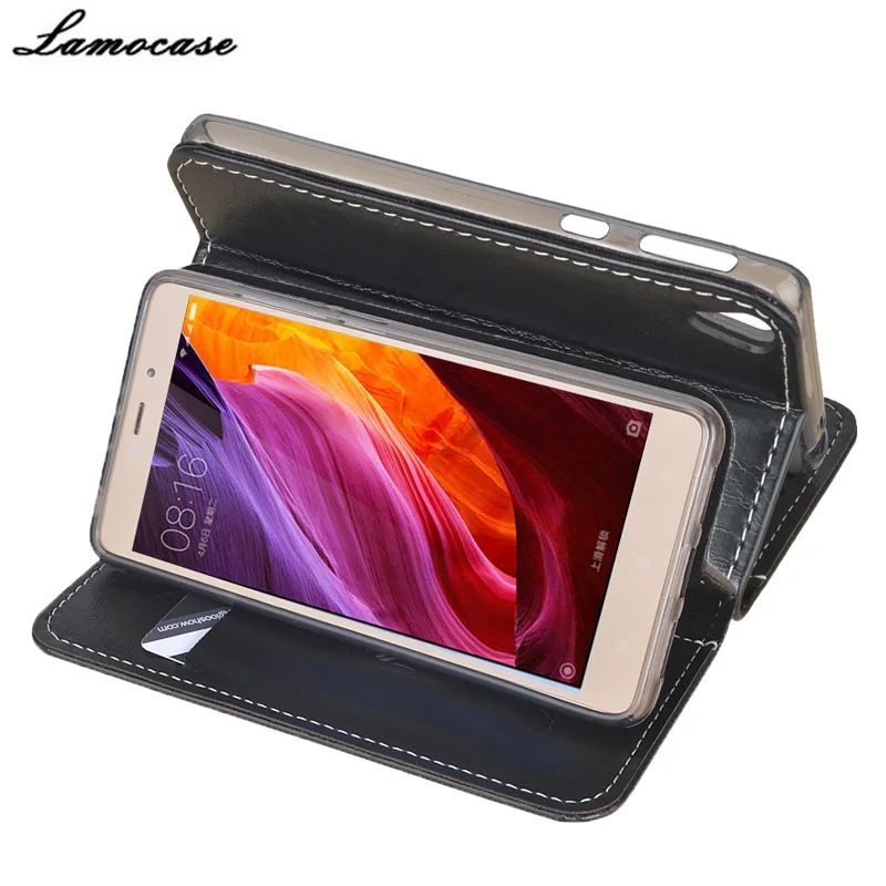 Lamocase для Sony E5 Case Роскошный кожаный чехол Xperia F3311 F3313 откидная крышка с кошелек