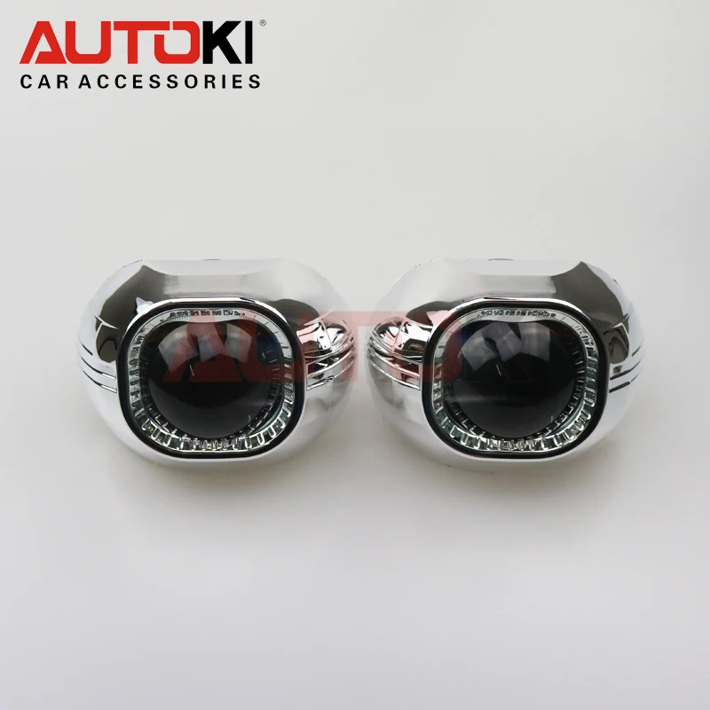 Биксеноновые HID прожекторные линзы Autoki 3 0 Square Q5 Koito D2H LHD/RHD быстрая установка для