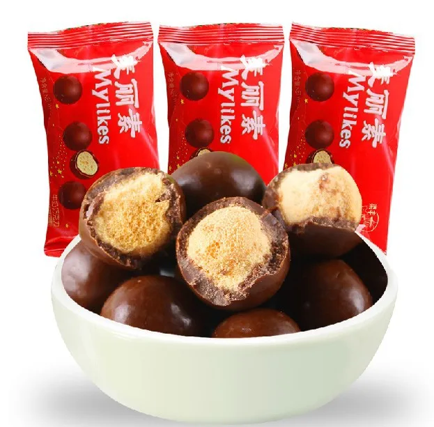 Китайская еда Подарок Шоколад Импортные китай питание 30 г 2 шт. Вкусные закуски |