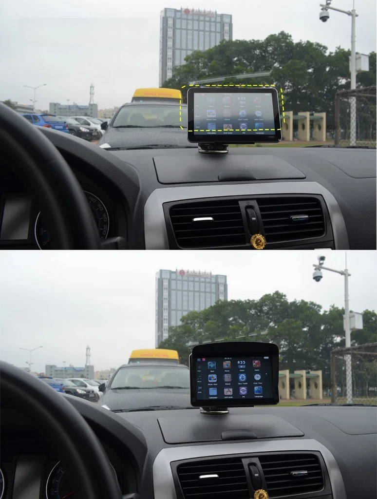 Автомобильный GPS навигатор 7 дюймовый емкостный экран HD FM 8 ГБ/256 Мб автомобильный
