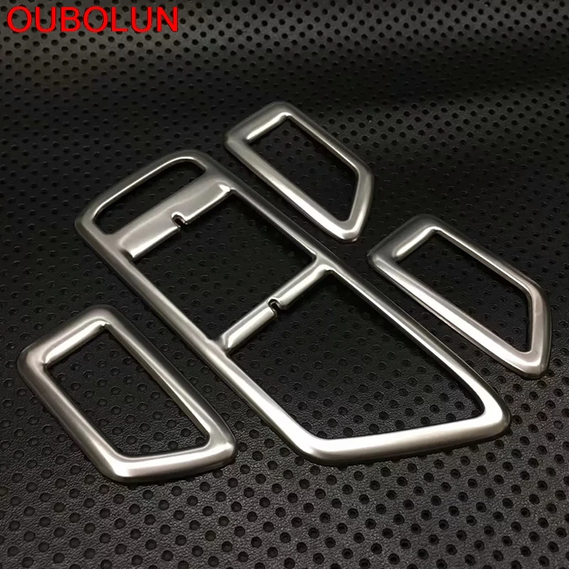 OUBOLUN для Volkswagen Passat B8 2016 2017 2018 LHD крышка кнопки переключателя двери подлокотника
