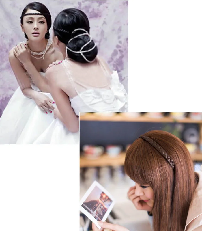 

New Fashion Womens Ponytail Holder Hair Accessories Wig Elastic Hair Band Girls Twist Braid Tool Rubber Bands Ties Headbands