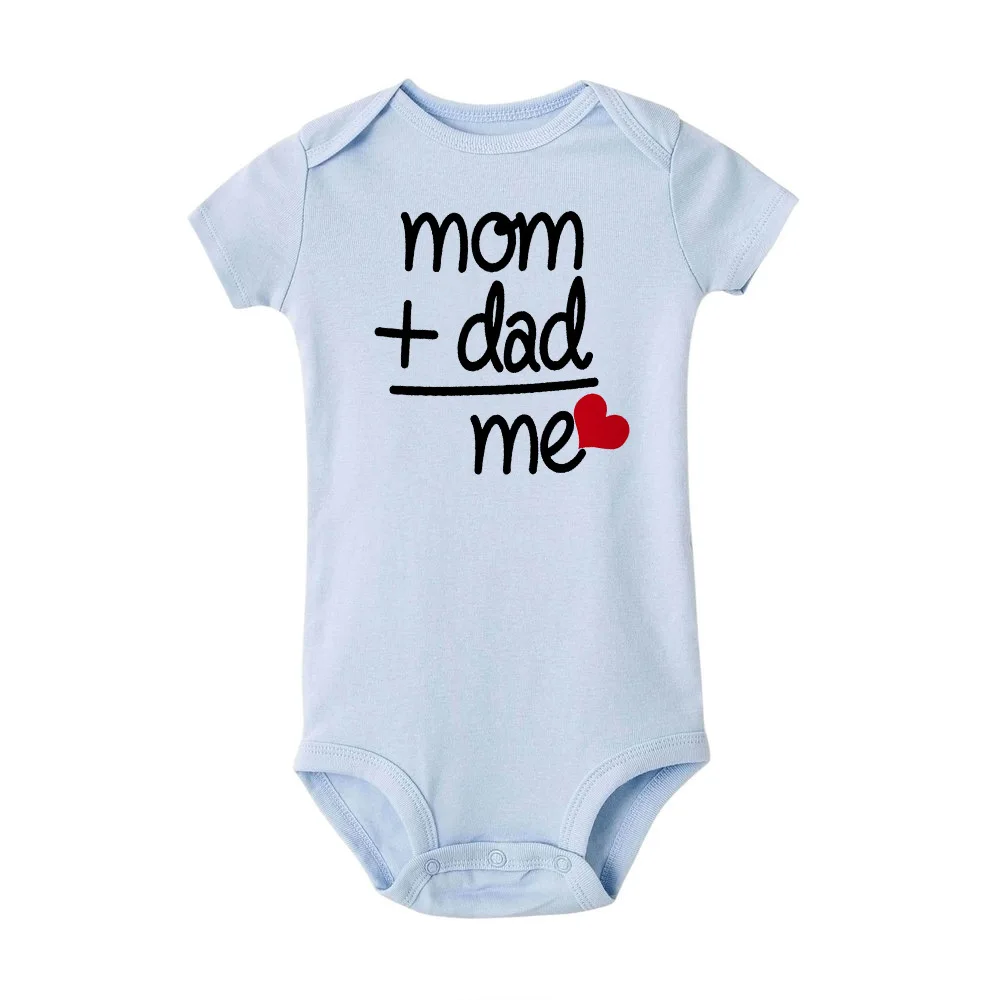 Daddys/милый забавный боди с надписью Mommy Love для девочек короткими рукавами из 100%