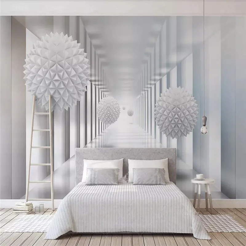 

Ball 3d stereo space TV background wall professional production mural factory wholesale wallpaper mural poster photo wall