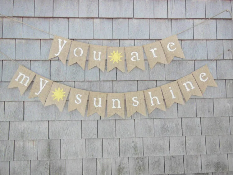 

30Pcs Burlap Banner - 20 Ft Swallowtail Flag, Perfect DIY Party Decoration for a Wedding, Birthday, Holiday Baby Shower and Any