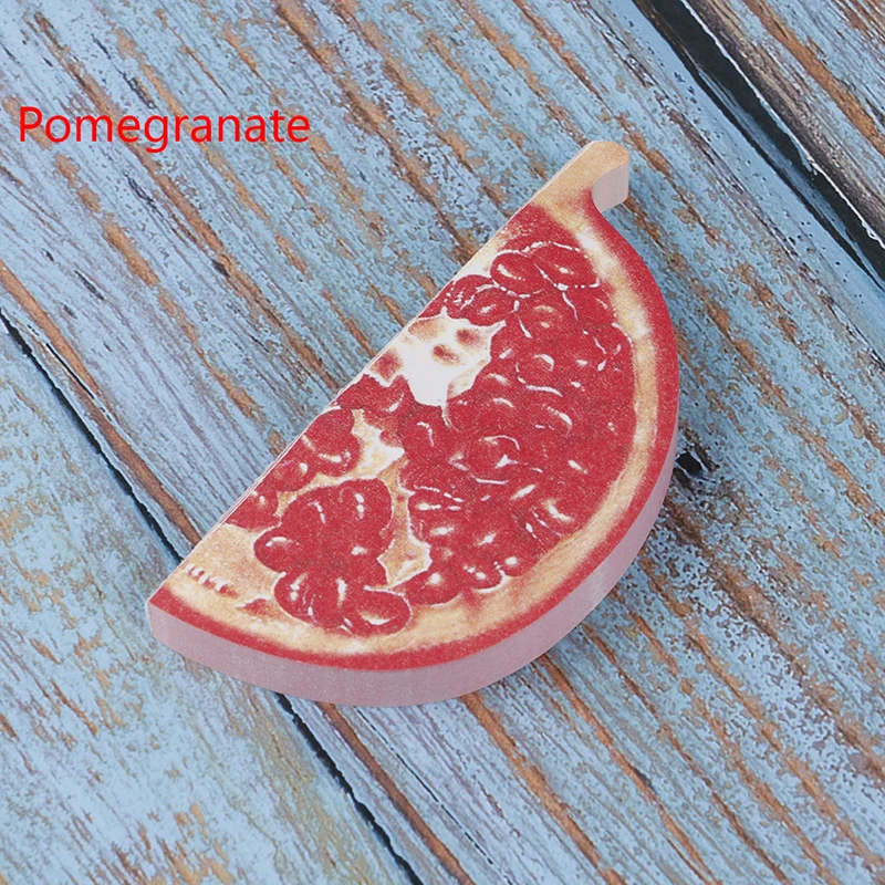 4 1 шт. Липкие заметки DIY фрукты овощи блокноты для записей прикольный стикер пост Закладка Точка маркер Памятка стикер бумага - Цвет: 4