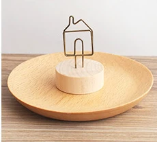 3 шт./лот деревянная подставка металлическая проволока настольная карта