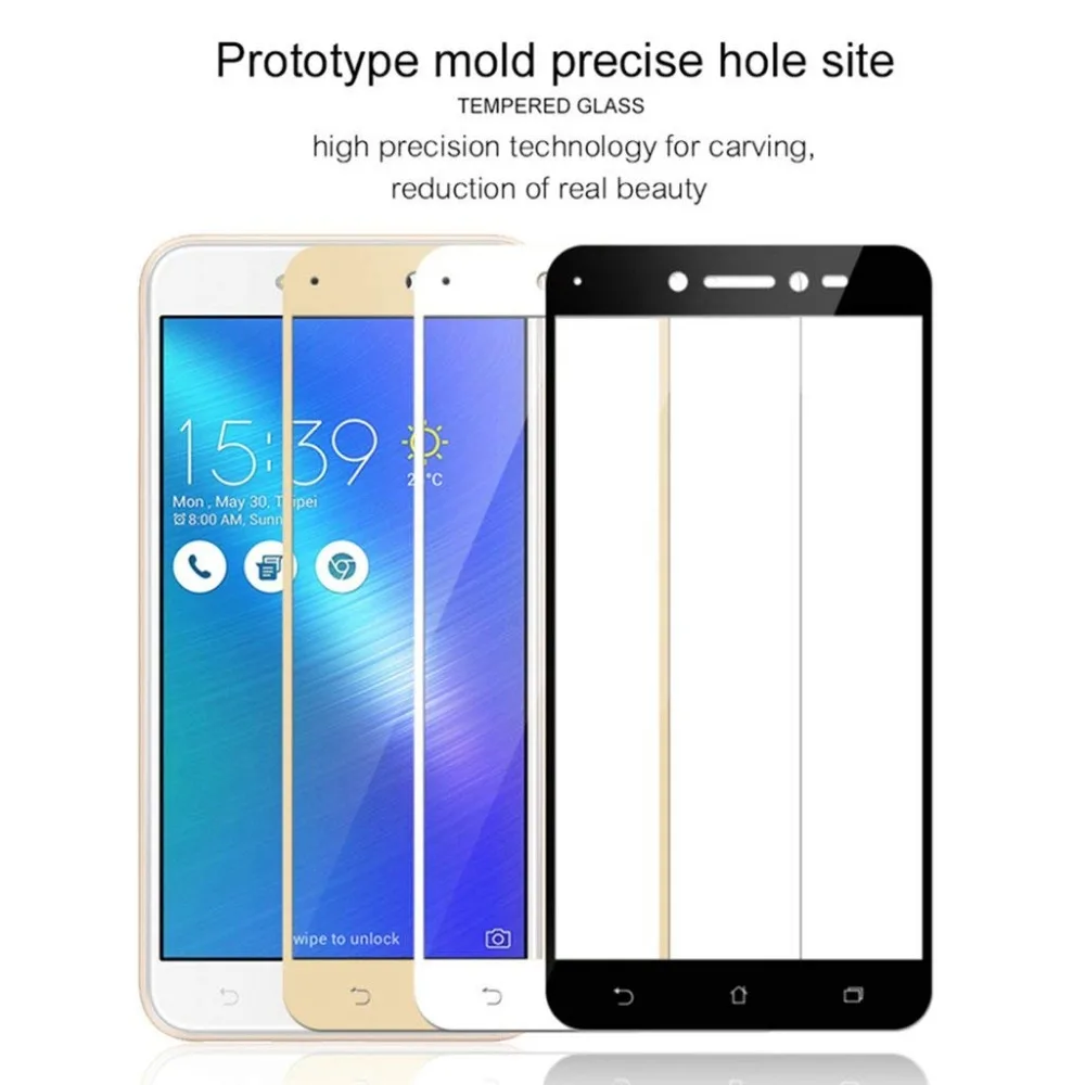 ZB501KL 2.5D 9H полное покрытие закаленное стекло Защита экрана для ASUS Zenfone Live ZB501 ZB 501 KL