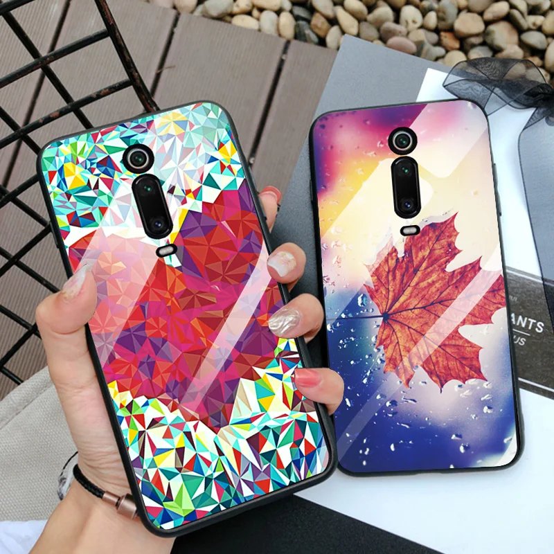Закаленное Стекло силиконовый бампер для Xiaomi Mi до 9 лет розовое стекло чехол 9T Pro PC