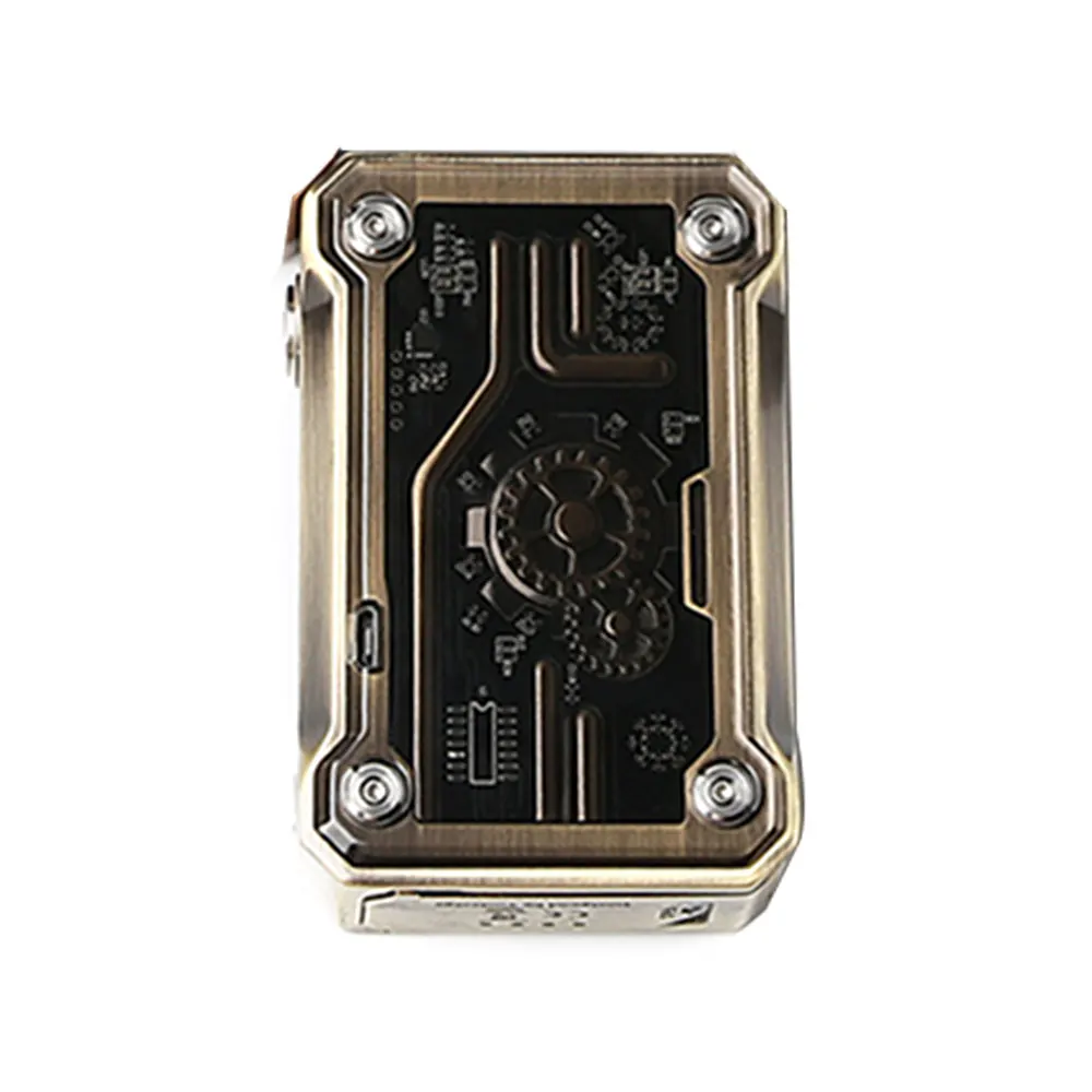 220 Вт Tesla Punk TC Box MOD Макс 220 Вт Выходная огромная мощность VW/TC/TCR No 18650 Батарейный блок мод в стиле панк мод Vs DRAG Mod - Цвет: Antique Brass