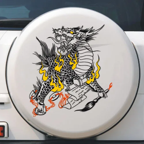 Мужские гениальные автомобильные наклейки Kirin на дверные капоты капот шины с