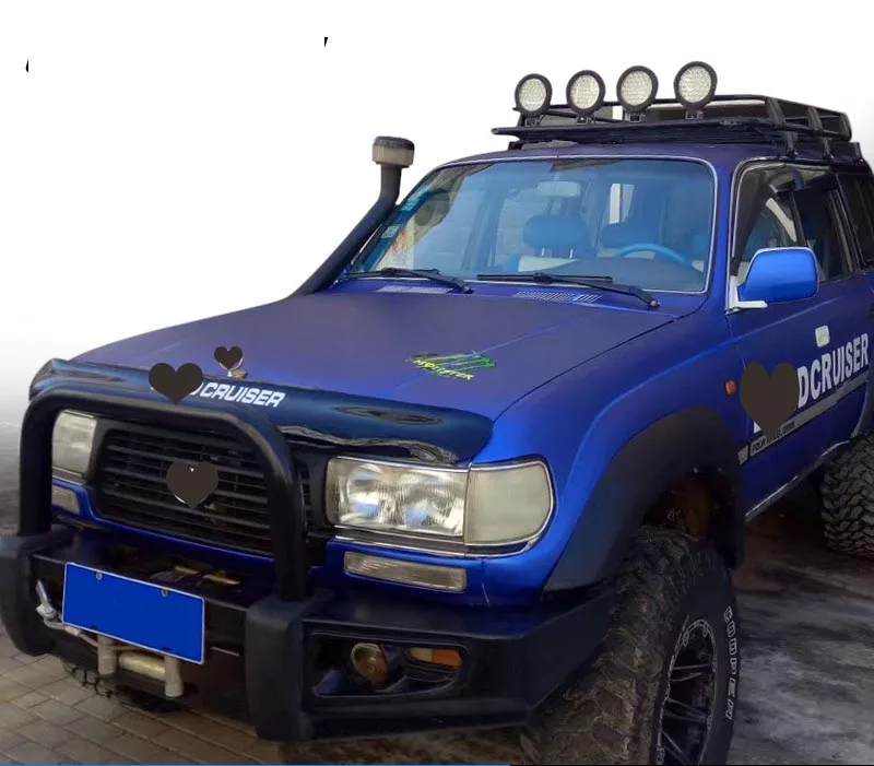 Крышка двигателя песка каменный блок оконная декоративная планка для Toyota Land Cruiser
