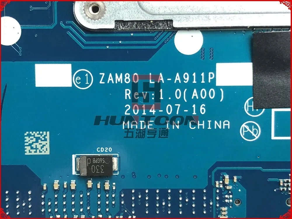 Высокое качество ZAM80 LA-A911P для Dell Latitude E5550 Материнская плата ноутбука CN-0W4CTJ SR23X I5-5300U