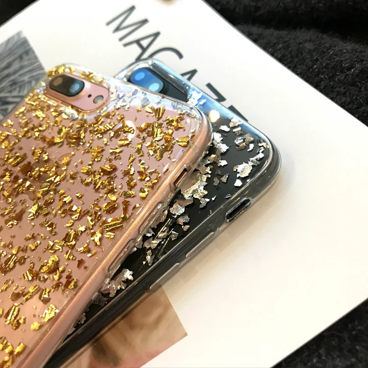 Bing Блестящий Мягкий чехол из ТПУ для iphone xs max xr телефона Модный глянцевый 6 7 8 plus