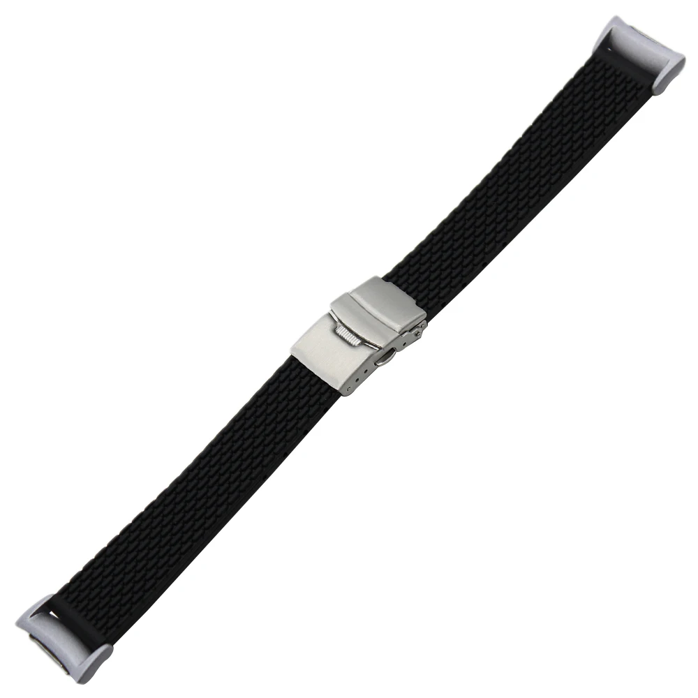 Силиконовый резиновый ремешок для часов + быстросъемный адаптер Samsung Gear Fit 2 SM R360