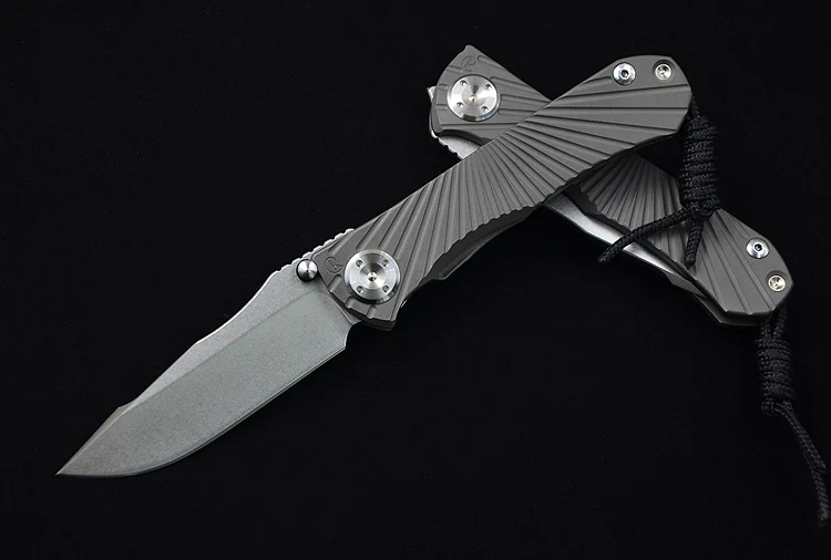 Radiation handle Кевин Джон CR Umnumzaan складной нож m390 лезвие титановая ручка для кемпинга охоты выживания карманные кухонные ножи для фруктов EDC инструменты - Цвет: Radiation handle