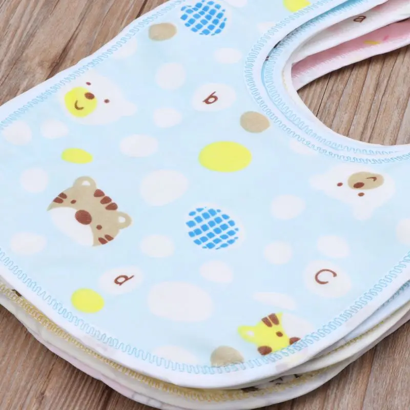 

2pcs Baby Bib Waterproof Baby Care Feeding Printing Bibs Towel