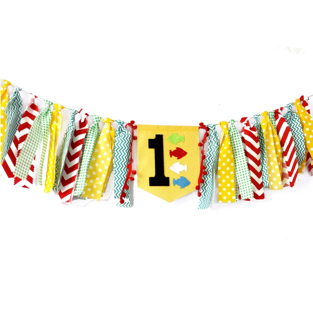 Вечерние украшения для дома дети высокий стул Гирлянда фото стенд реквизит